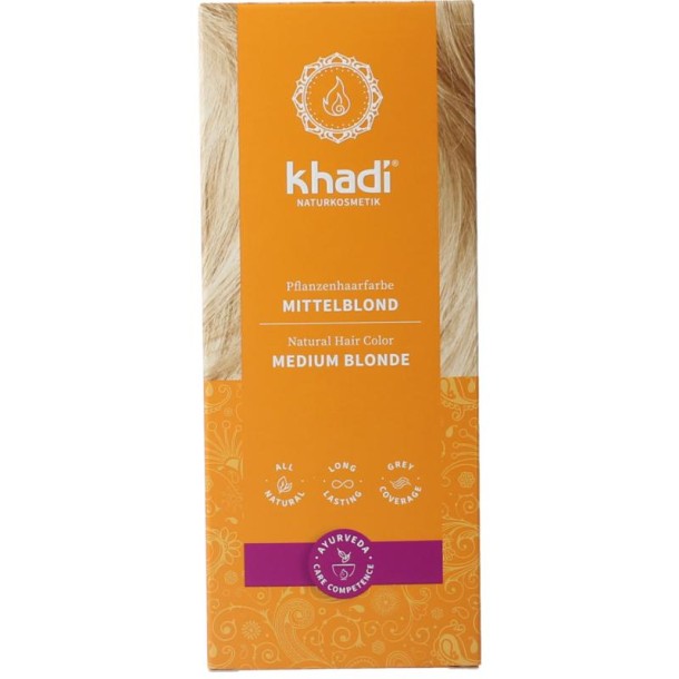 Khadi Haarkleur medium blond (100 Gram)
