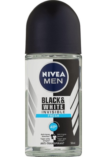 Nivea Men invisible for black & white roller 50 ml