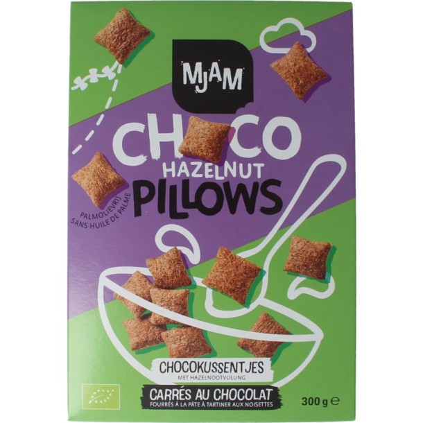 Mjam Choco pillows hazelnut bio (300 Gram)