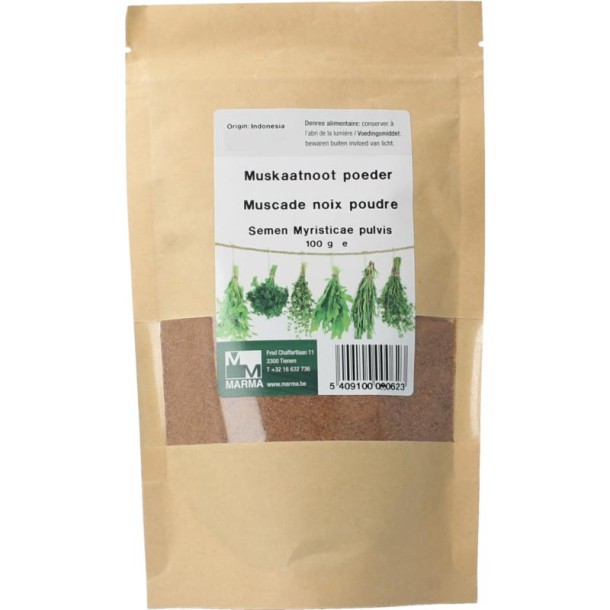 Marma Muskaatnoot poeder (100 Gram)