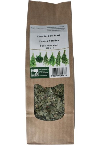 Marma Zwarte bes blad (100 Gram)