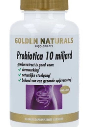 Golden Naturals Probiotica 10 Miljard Capsules 60VCP
