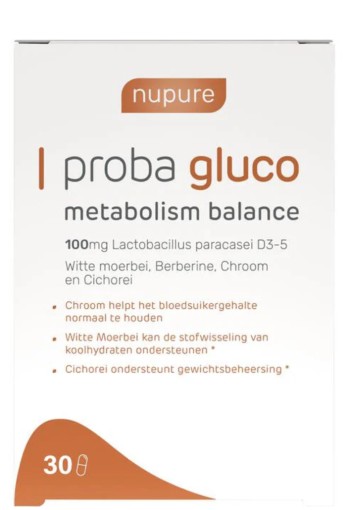 Nupure Proba Gluco Capsules 30 stuks