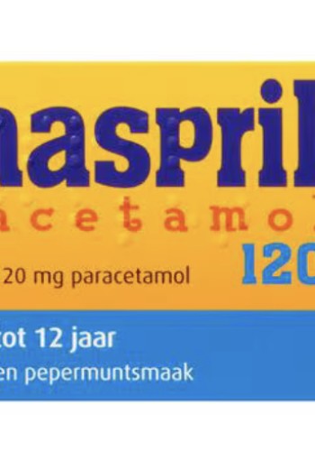 Sinaspril Paracetamol Kauwtabletten 10 stuks 
