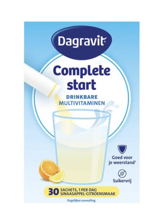 Dagravit Complete Start Kids Multivitamine Citroen 30 stuks