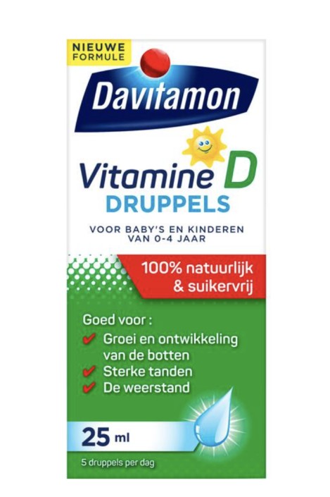 Davitamon Vitamine D druppels 25 Milliliter