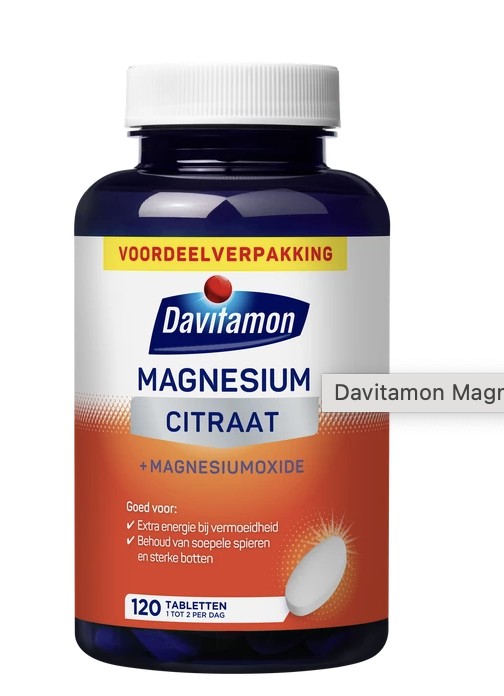 Davitamon Magnesium citraat 120 Tabletten