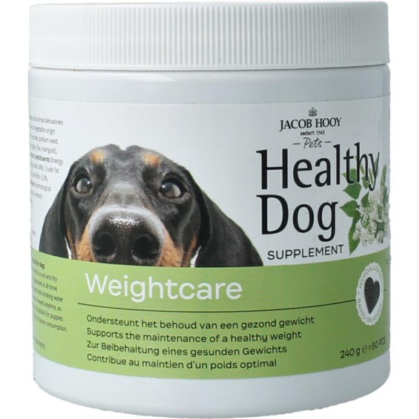 Jacob Hooy Pets Healthy dog weightcare (80 Stuks)
