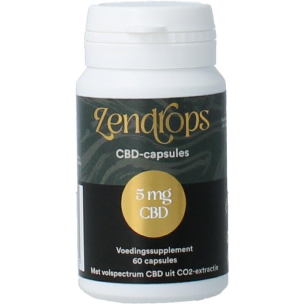 Zendrops CBD capsules 5mg (60 Capsules)