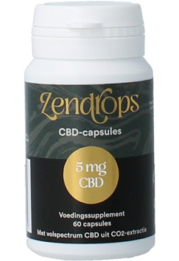 Zendrops CBD capsules 5mg (60 Capsules)