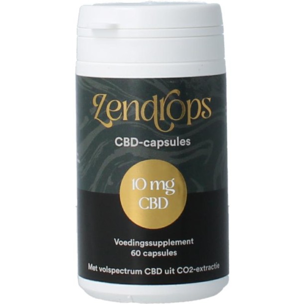 Zendrops CBD capsules 10mg (60 Capsules)