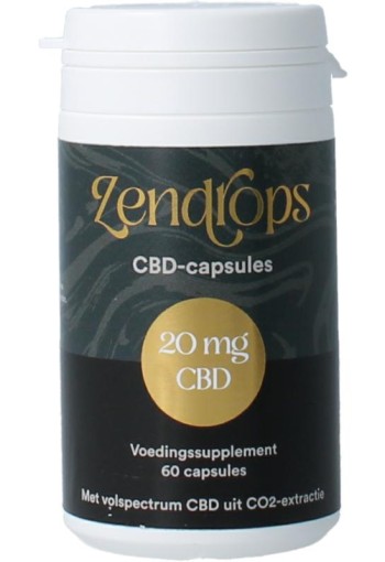 Zendrops CBD capsules 20mg (60 Capsules)