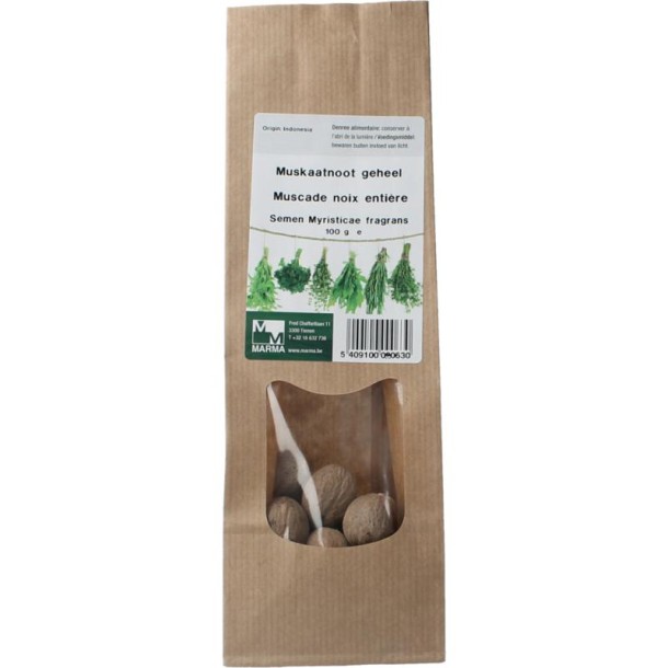 Marma Muskaatnoot geheel (100 Gram)