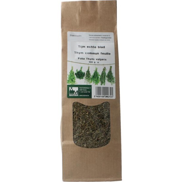 Marma Tijm echte blad (100 Gram)