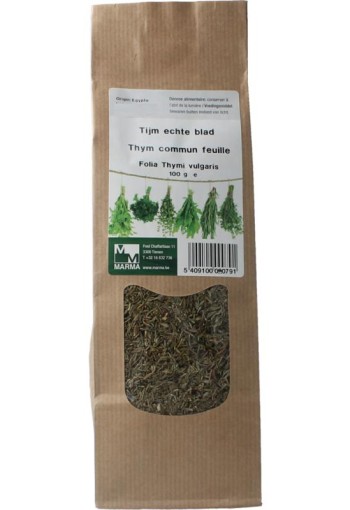 Marma Tijm echte blad (100 Gram)