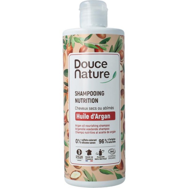 Douce Nature Shampoo arganolie voedend (350 Milliliter)