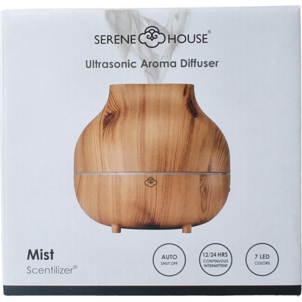 Serene House Aroma diffuser mist houtlook (1 Stuks)