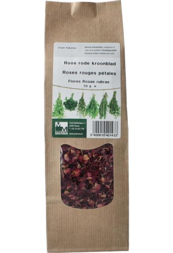 Marma Roos rode kroonblad (70 Gram)