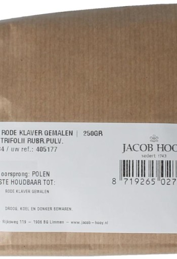 Jacob Hooy Rode klaver gemalen (250 Gram)