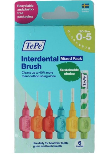 Tepe Inderdentale rager mix pack (6 Stuks)