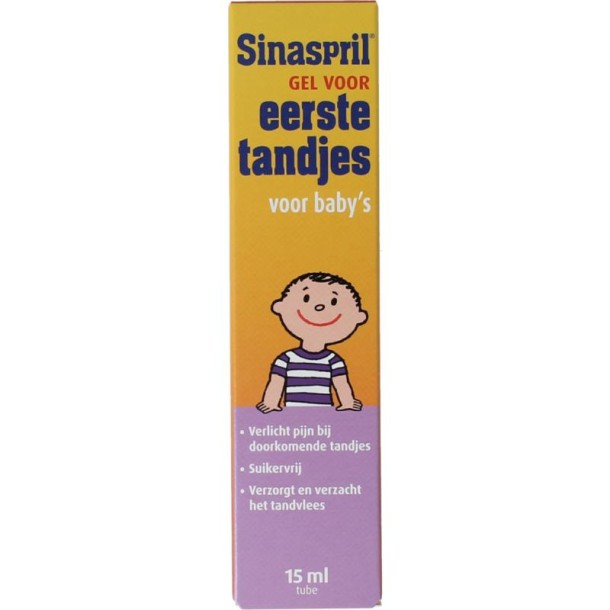 Sinaspril Gel voor de eerste tandjes (15 Milliliter)