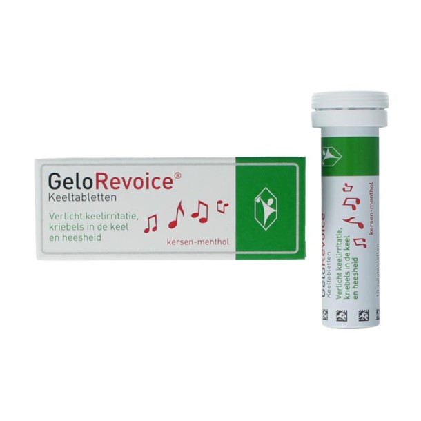 Gelorevoice Keeltabletten kersen - menthol (10 Tabletten)
