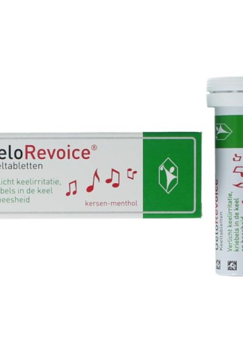 Gelorevoice Keeltabletten kersen - menthol (10 Tabletten)