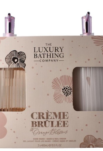 The Luxury Bath Heavenly hands wash & hand nail cream glass bottle (1 Set)