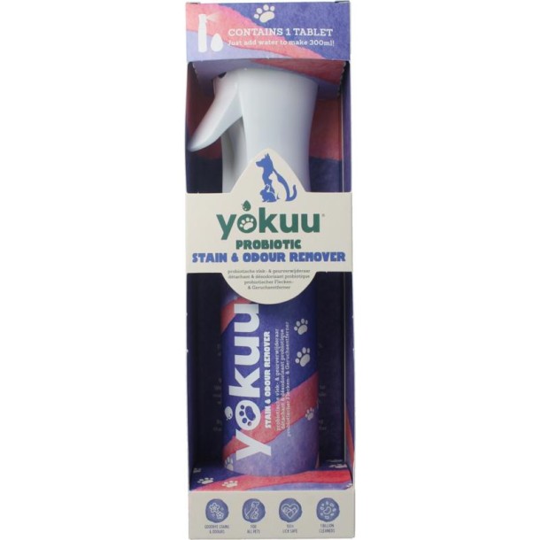 Yokuu Probio vlek & geurverwijderaar huisdieren startset (1 Set)