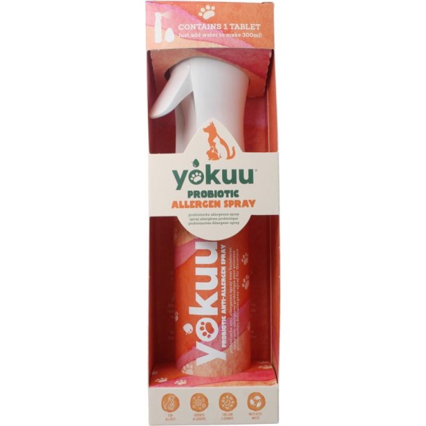 Yokuu Probio allergenenspray huisdieren startset (1 Set)