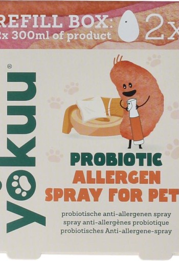 Yokuu Probio allergenenspray huisdieren refill (2 Stuks)