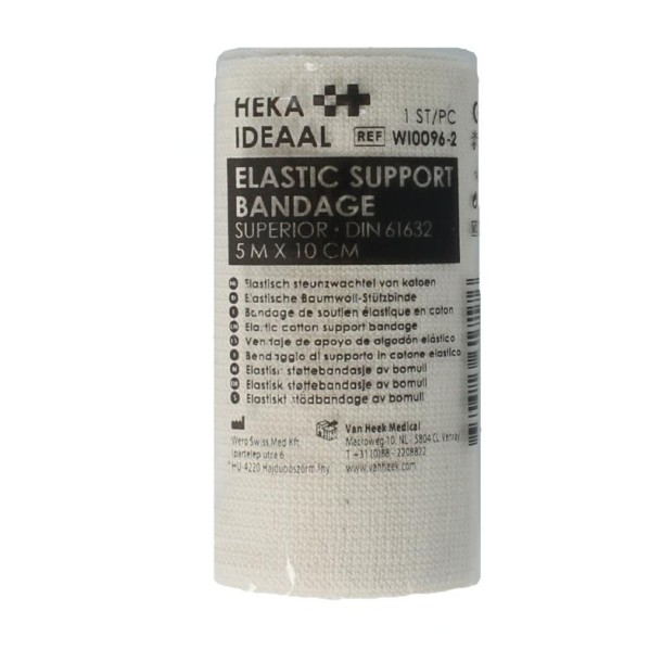 Heka Ideaal support zwart 5m x 10cm (1 Stuks)