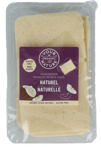 Your Organic Nat Kokosbrood naturel bio (225 Gram)
