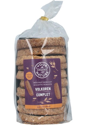 Your Organic Nat Beschuit volkoren bio (10 Stuks)