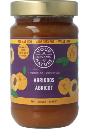 Your Organic Nat Fruitbeleg abrikozen bio (375 Gram)