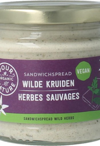 Your Organic Nat Sandwichspread wilde kruiden bio (180 Gram)