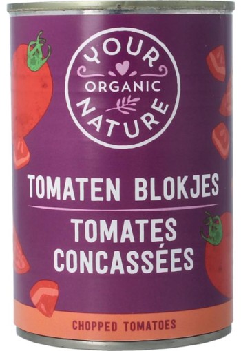 Your Organic Nat Tomatenblokjes bio (400 Gram)