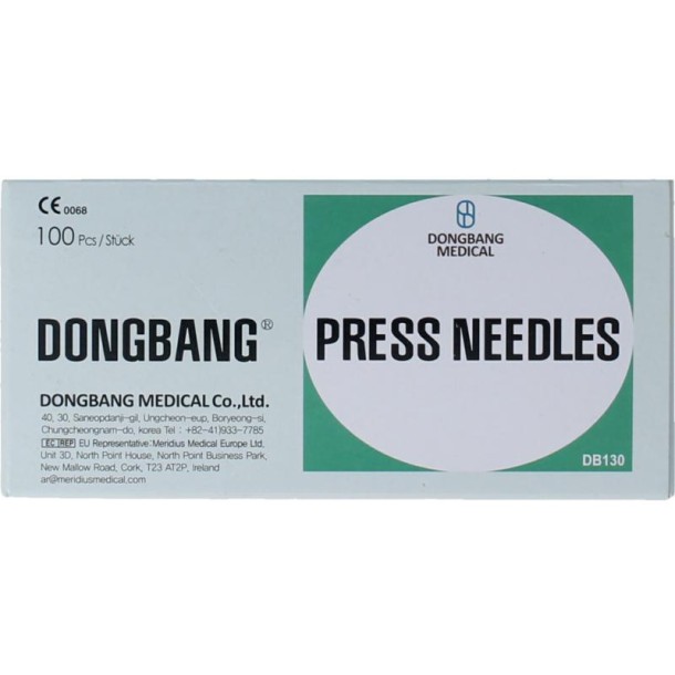 Dongbang Oor permanente naalden maat M 1.5mm (100 Stuks)