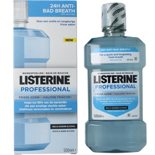 Listerine Mondwater professional fresh breath (500 Milliliter)