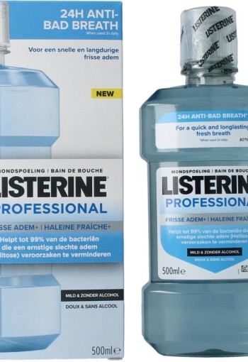Listerine Mondwater professional fresh breath (500 Milliliter)