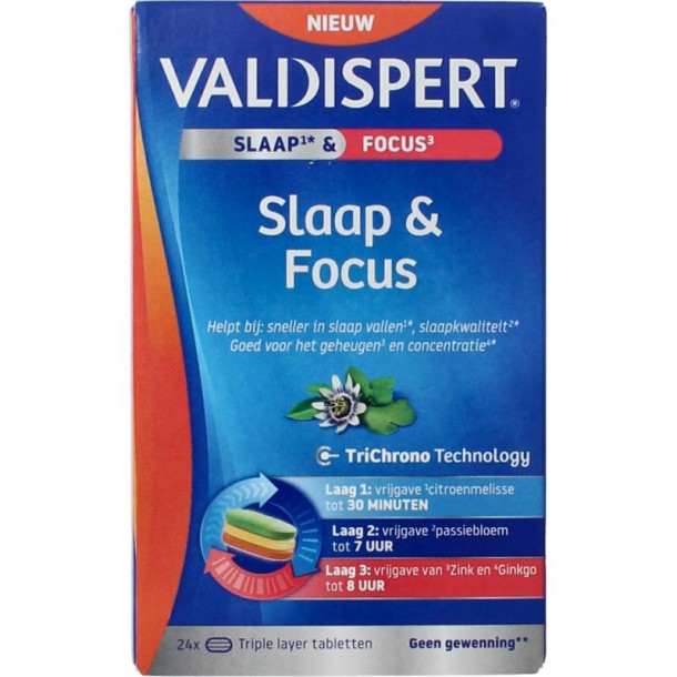 Valdispert Slaap & focus (24 Tabletten)