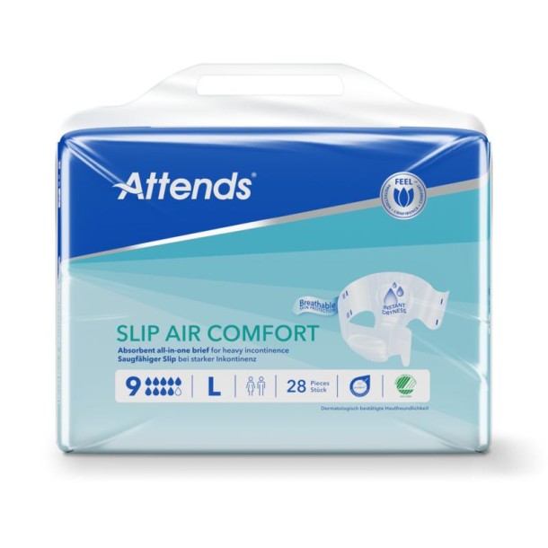 Attends Slip air comfort 9 large (28 Stuks)