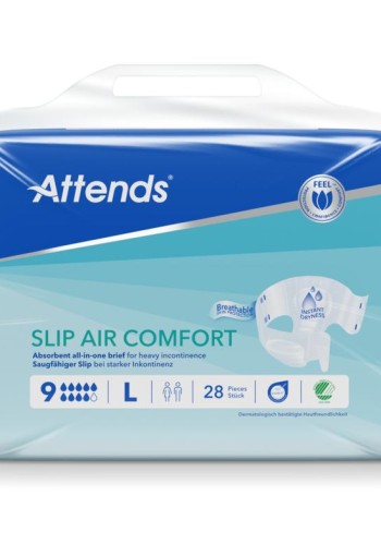 Attends Slip air comfort 9 large (28 Stuks)