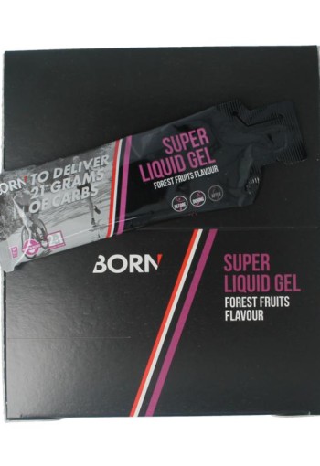 Born Super liquid gel forest fruit 55ml (12 Stuks)