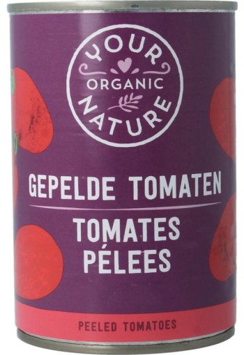 Your Organic Nat Tomaten gepeld bio (400 Gram)