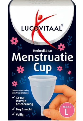 Lucovitaal Menstruatiecup maat L (1 Stuks)