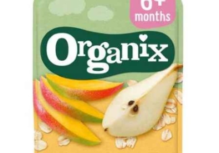 Organix Bio Knijpfruit Mango, Peer, Granola