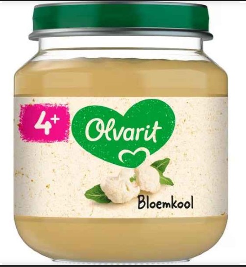 Olvarit Bloemkool Babyhapje 4+ maanden 125 GR