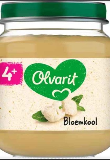Olvarit Bloemkool Babyhapje 4+ maanden 125 GR