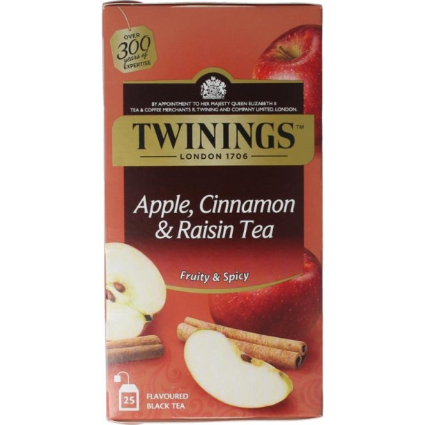 Twinings Apple cinnamon raisin (25 Zakjes)